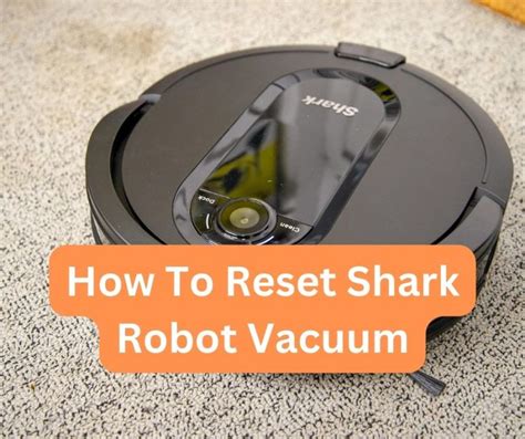 reset shark robot vacuum without app|reset button on shark vacuum.